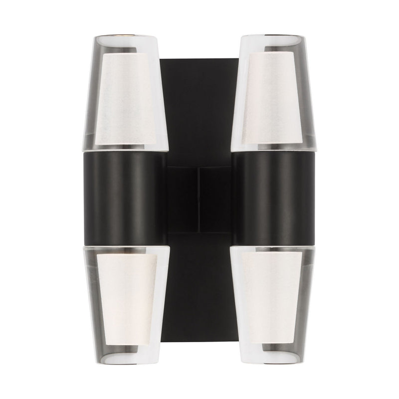 Visual Comfort Modern SLWS31427BZ LED Wall Sconce, Dark Bronze