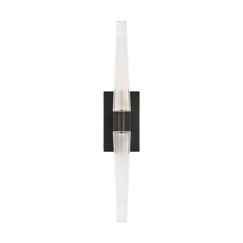 Visual Comfort Modern SLWS34427BZ LED Wall Sconce, Dark Bronze