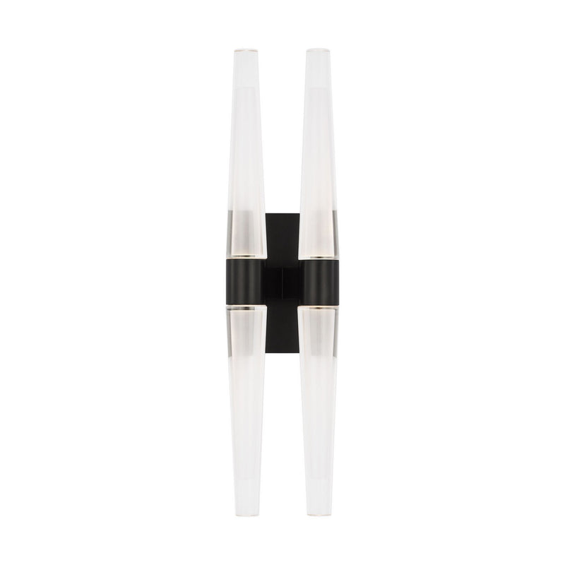 Visual Comfort Modern SLWS34627BZ LED Wall Sconce, Dark Bronze