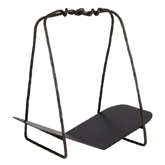 Arteriors AFI06 Log Holder, Blackened Iron/Blackened Iron