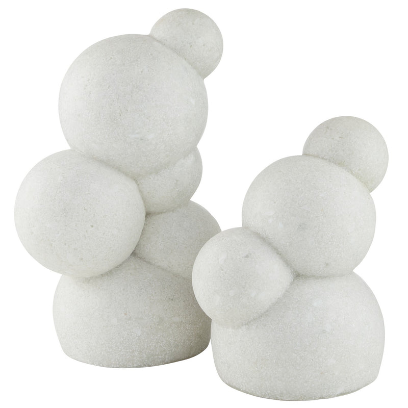 Arteriors ASC22 Sculptures, Set of 2, Ivory
