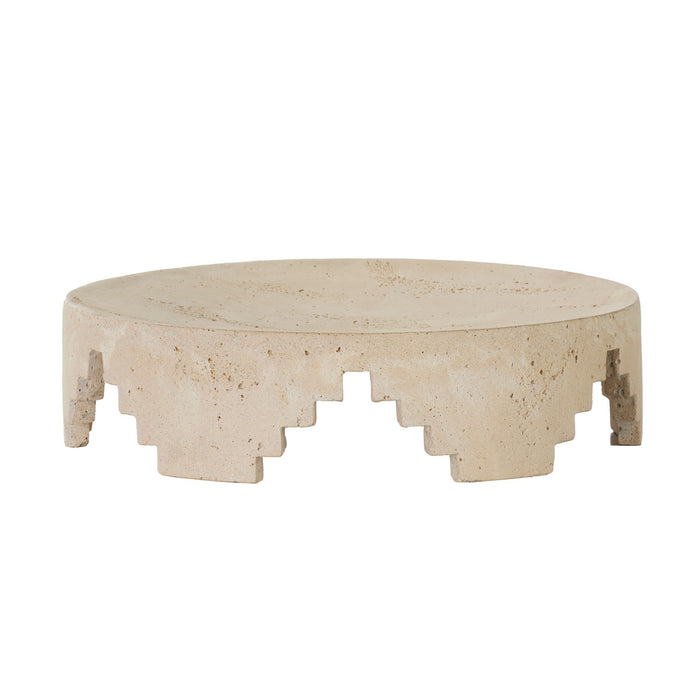 Arteriors ATC07 Centerpiece, Faux Travertine