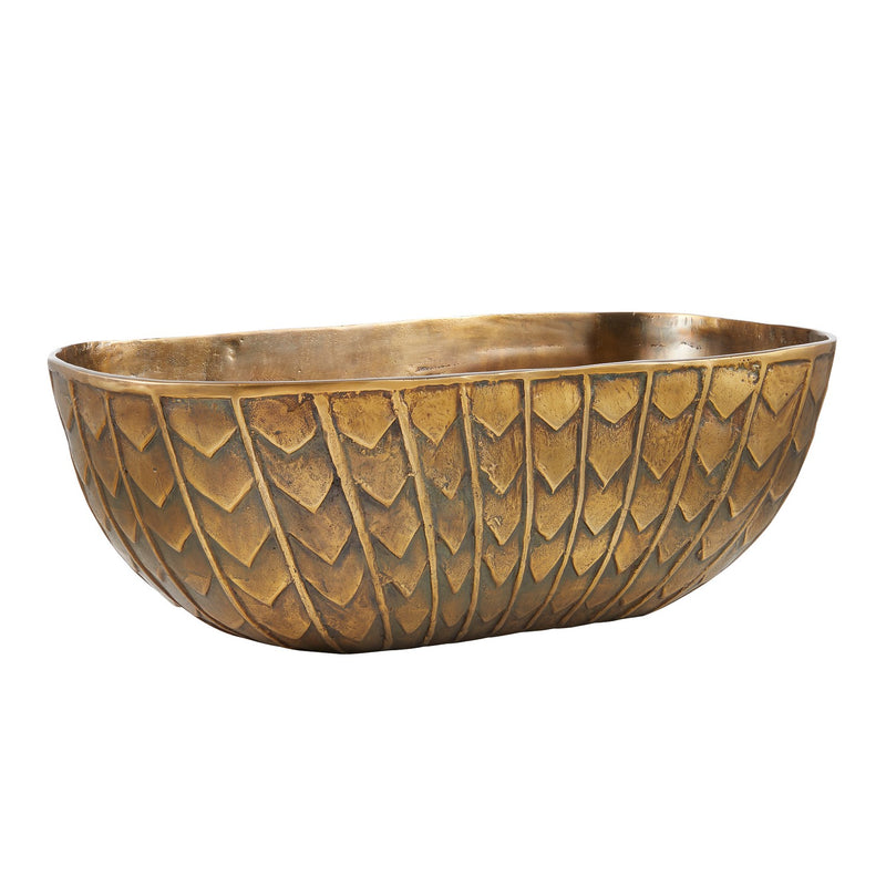 Arteriors ATI03 Centerpiece, Antique Brass