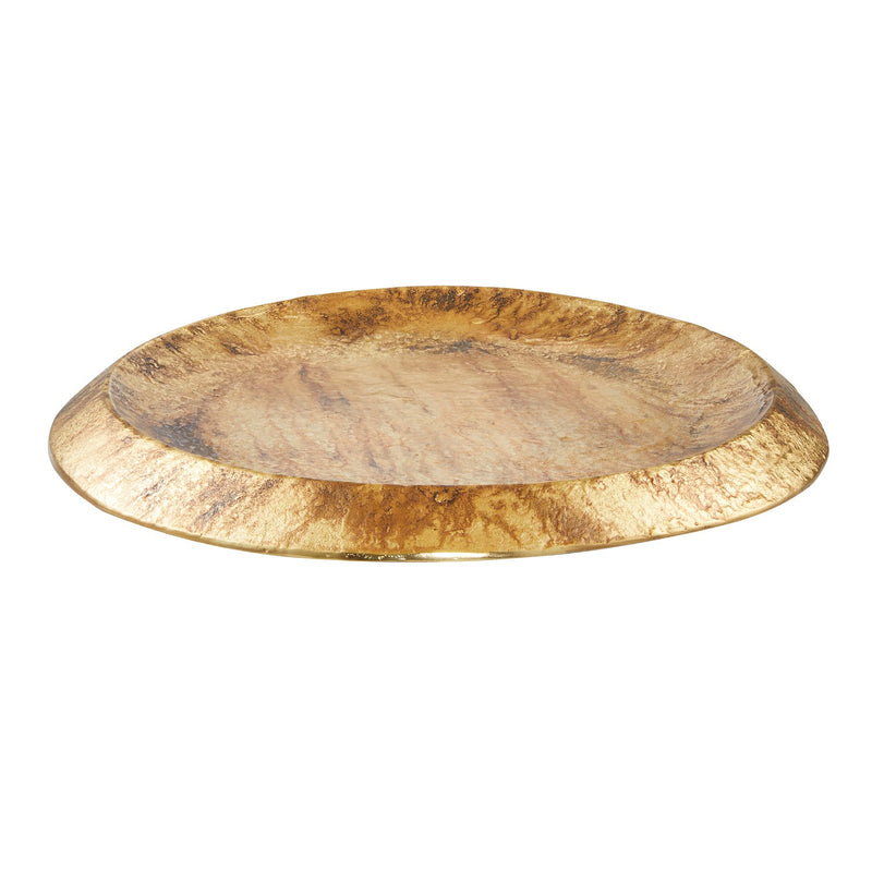Arteriors ATI05 Centerpiece, Distressed Antique Brass