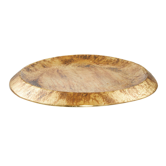 Arteriors ATI05 Centerpiece, Distressed Antique Brass