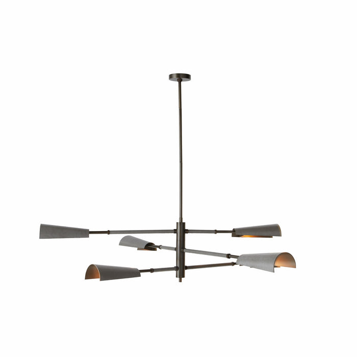 Arteriors DLC26 LED Chandelier, English Bronze/Graphite
