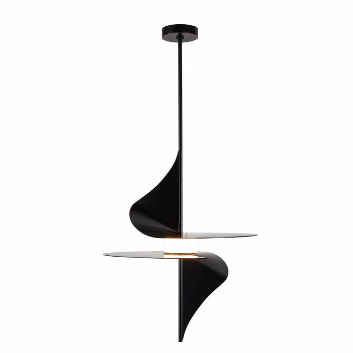 Arteriors DSC06 LED Pendant, English Bronze/Opal