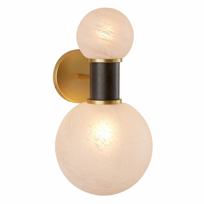 Arteriors DWC29 Two Light Wall Sconce, Opal Swirl/Gray Wash