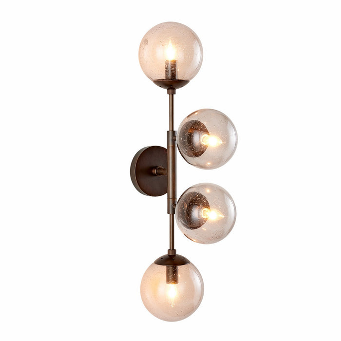 Arteriors DWC35 Four Light Wall Sconce, Smoke/English Bronze