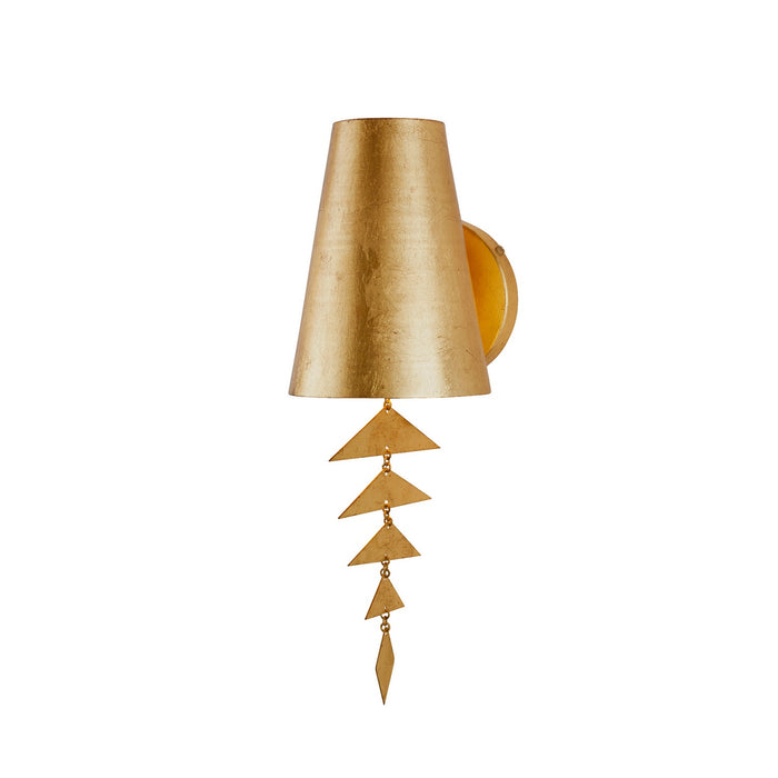 Arteriors DWI14 One Light Wall Sconce, Gold Leaf