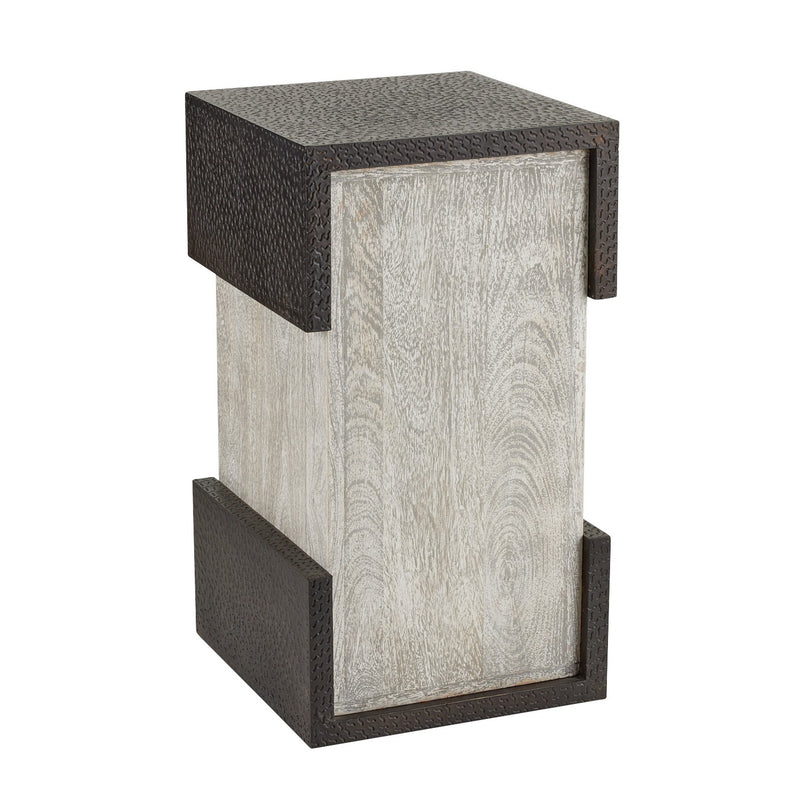 Arteriors FAI15 Accent Table, Bronze/Smoke