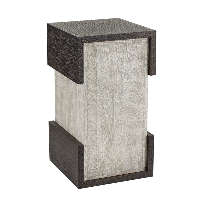 Arteriors FAI15 Accent Table, Bronze/Smoke
