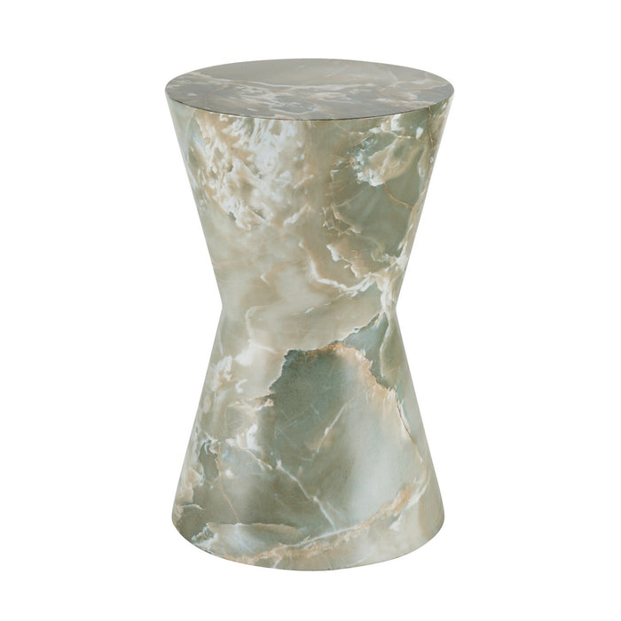Arteriors FAS07 Accent Table, Jade Faux Marble
