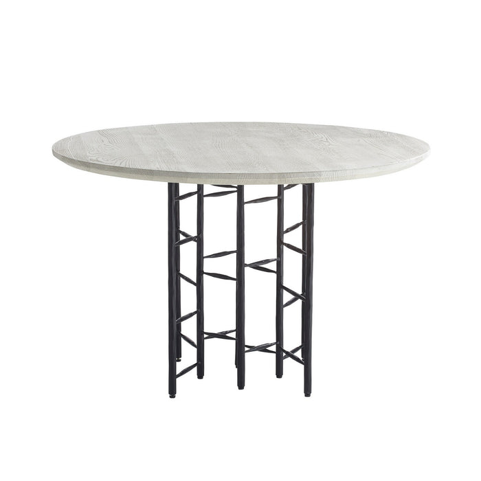 Arteriors FDI05 Entry Table, Smoke/Blackened Iron
