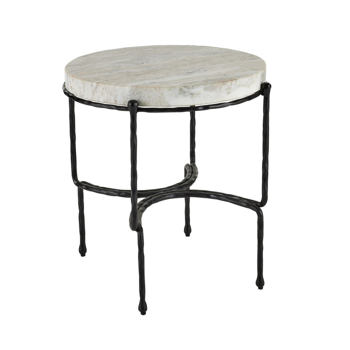 Arteriors FEI24 End Table, Toronto/Blackened Iron