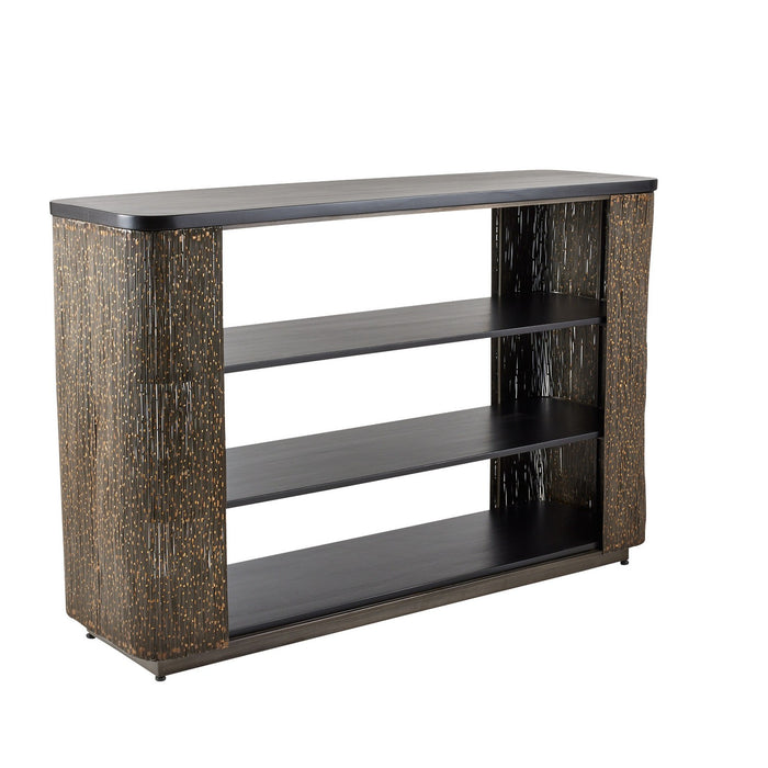 Arteriors FGI05 Bookshelf, Natural/Antique Brass