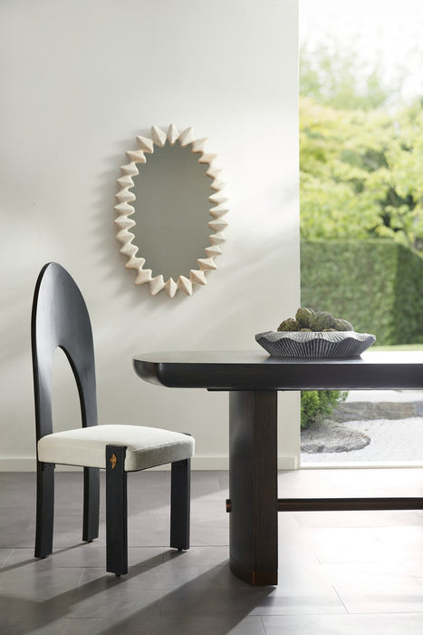 Arteriors FRI17 Dining Chair, Chantilly Texture/Ebony