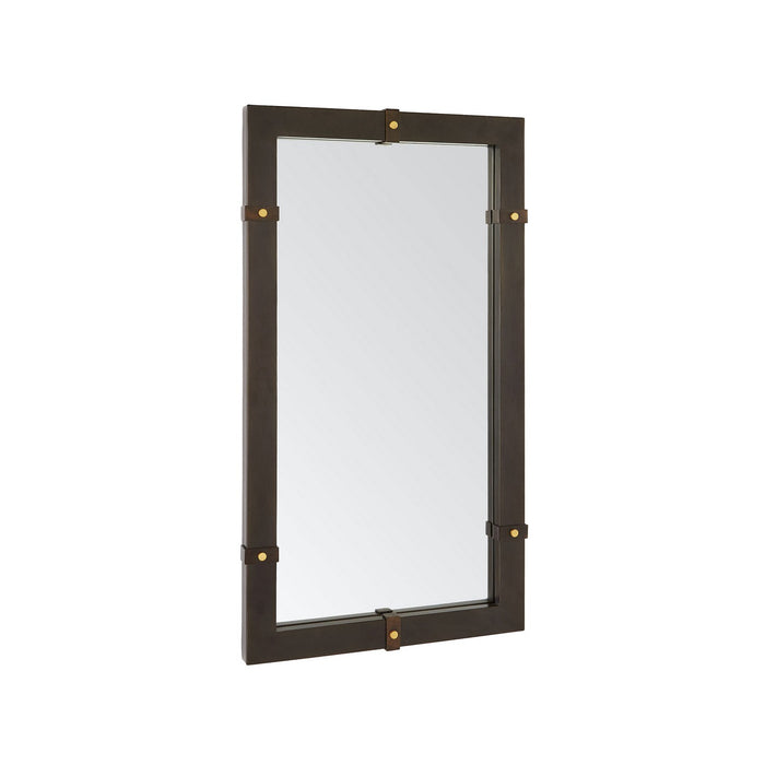 Arteriors WMC02 Mirror, English Bronze/Antique Brass/Plain