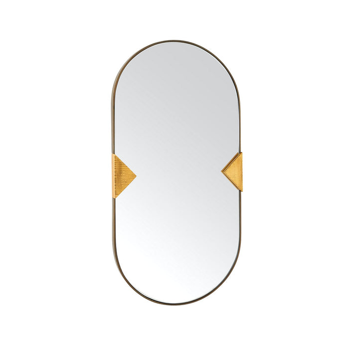 Arteriors WMI43 Mirror, Antique Brass/Plain
