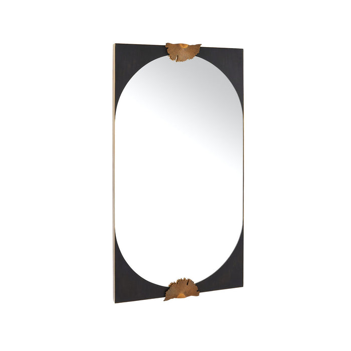 Arteriors WMI44 Mirror, Antique Brass/Ebony/Antique Brass