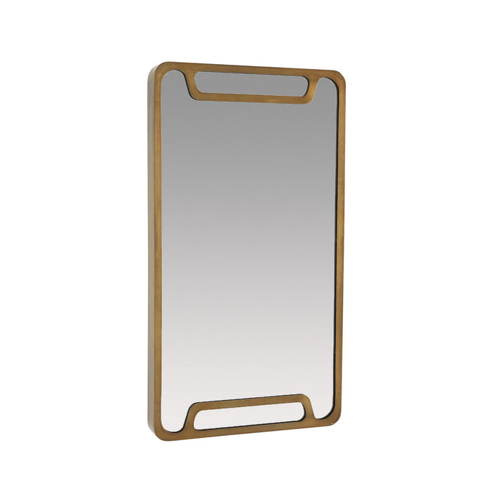 Arteriors WMI49 Mirror, Vintage Brass/Plain