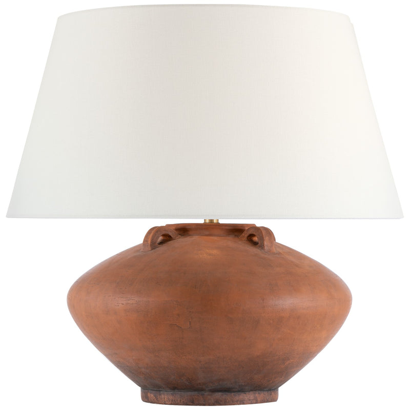 Visual Comfort Signature AL 3618NTC-L LED Table Lamp, Natural Terracotta