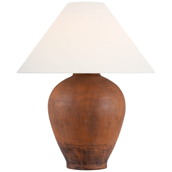 Visual Comfort Signature AL 3624NTC-L LED Table Lamp, Natural Terracotta