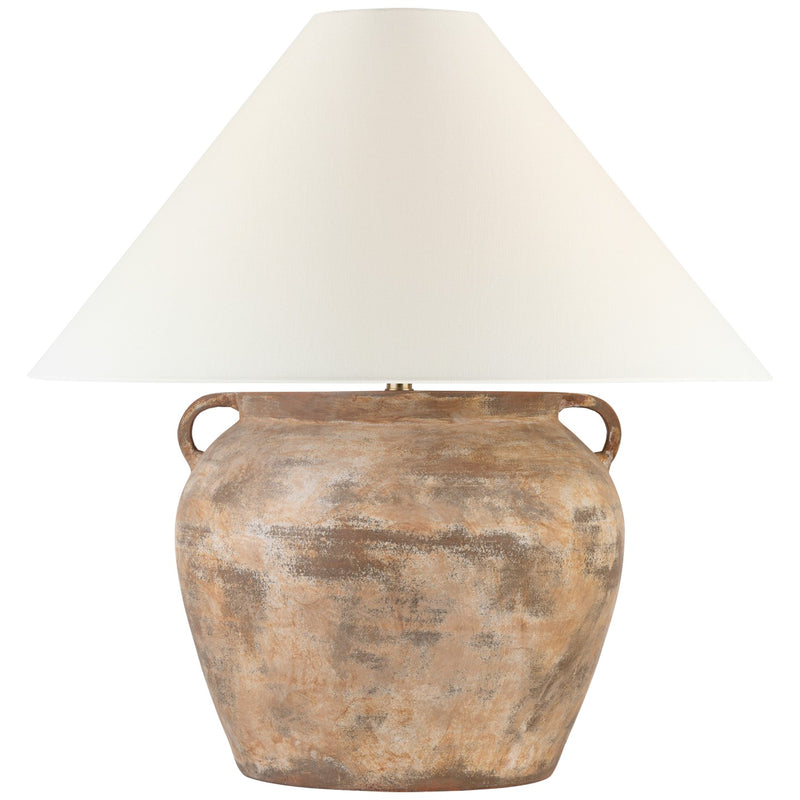 Visual Comfort Signature AL 3628RTC-L LED Table Lamp, Rustic Terracotta