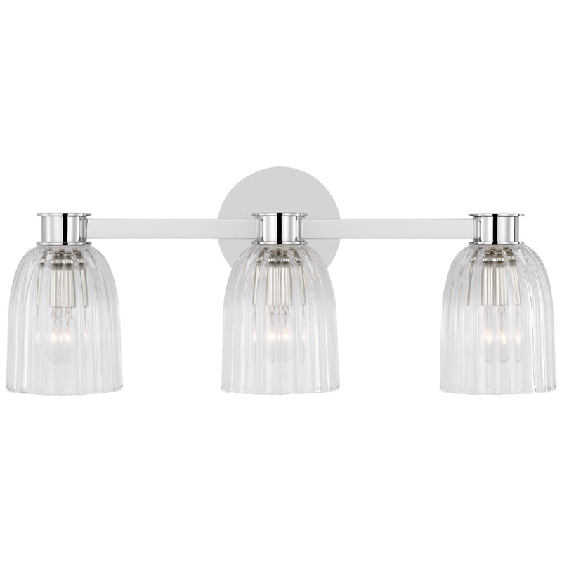 Visual Comfort Signature ARN 2503PN-CG LED Vanity Light, Polished Nickel