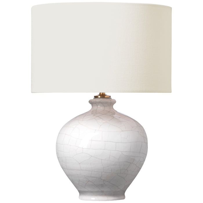 Visual Comfort Signature ARN 3118CIV-L-CL LED Accent Lamp, Crackled Ivory