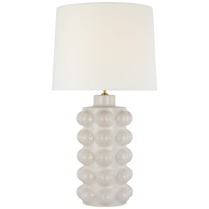Visual Comfort Signature ARN 3646BC-L LED Table Lamp, Bone Craquelure