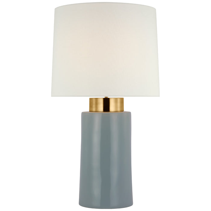 Visual Comfort Signature BBL 3638SGY/SB-L LED Table Lamp, Sky Gray