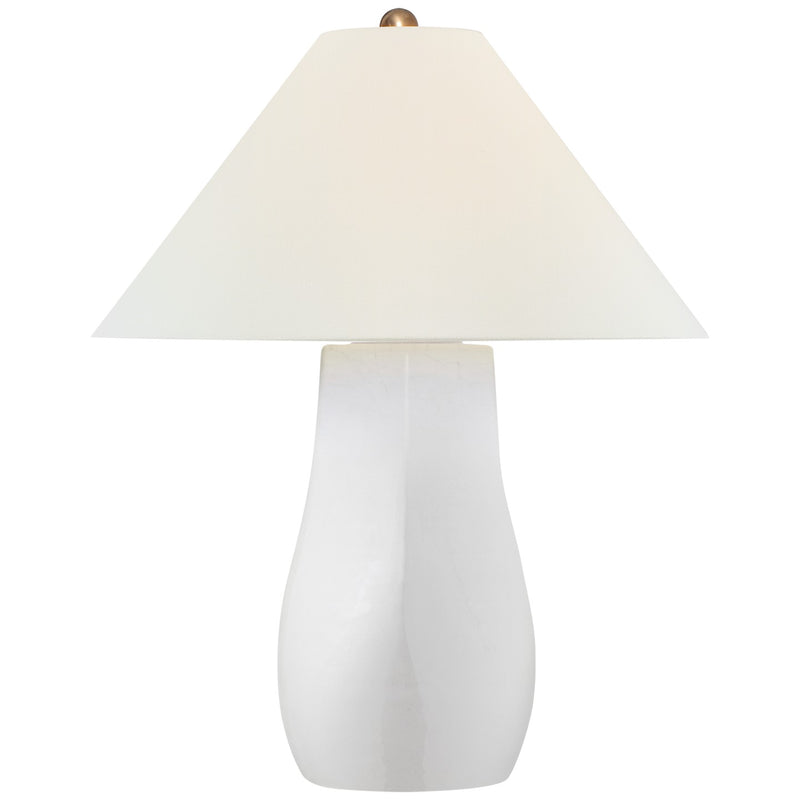 Visual Comfort Signature CHA 8664GWC-L LED Table Lamp, Glossy White Crackle