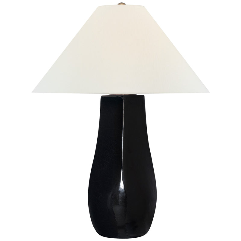 Visual Comfort Signature CHA 8665RBK-L LED Table Lamp, Raven Black