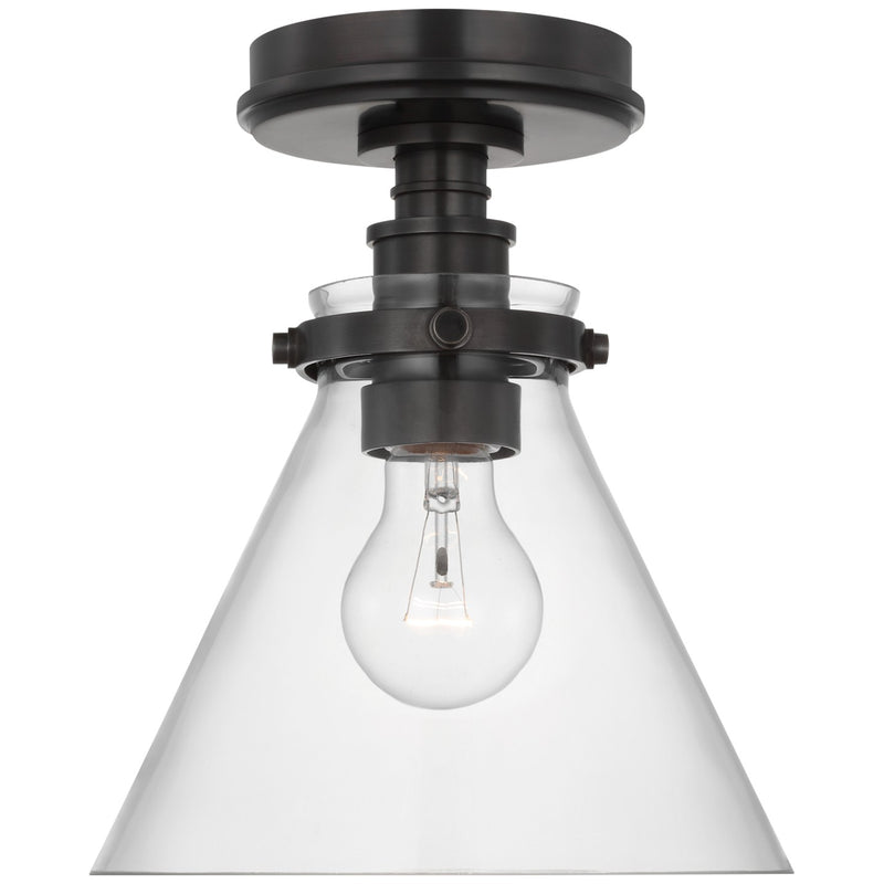 Visual Comfort Signature CHC 4525BZ-CG LED Flush Mount, Bronze