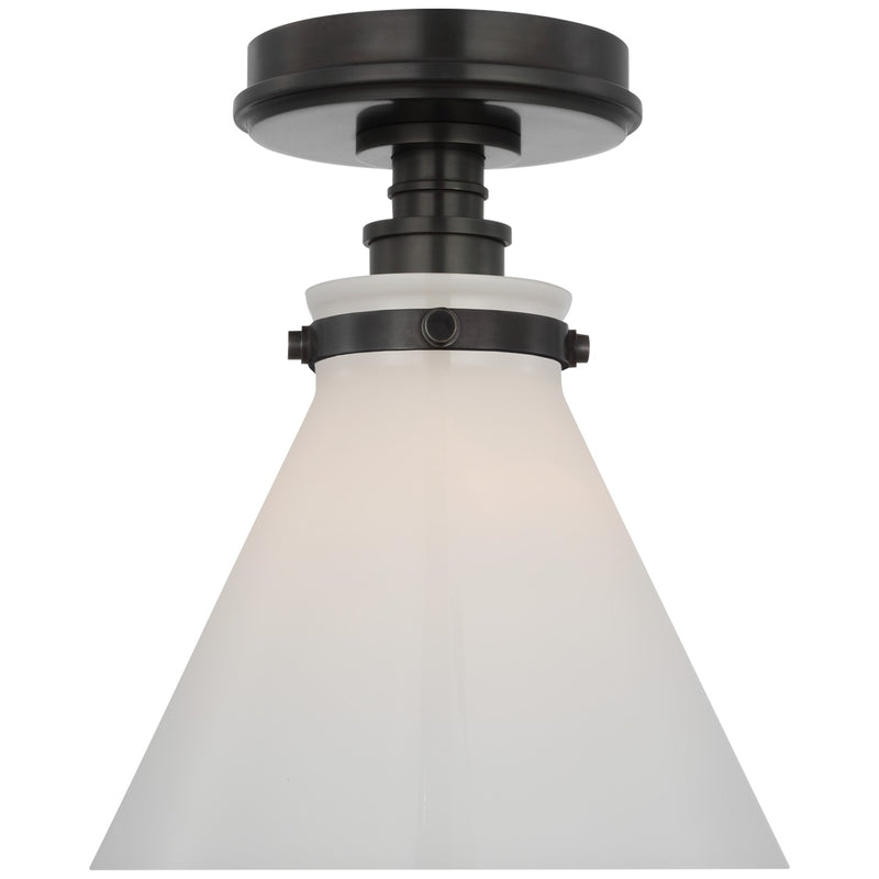 Visual Comfort Signature CHC 4525BZ-WG LED Flush Mount, Bronze