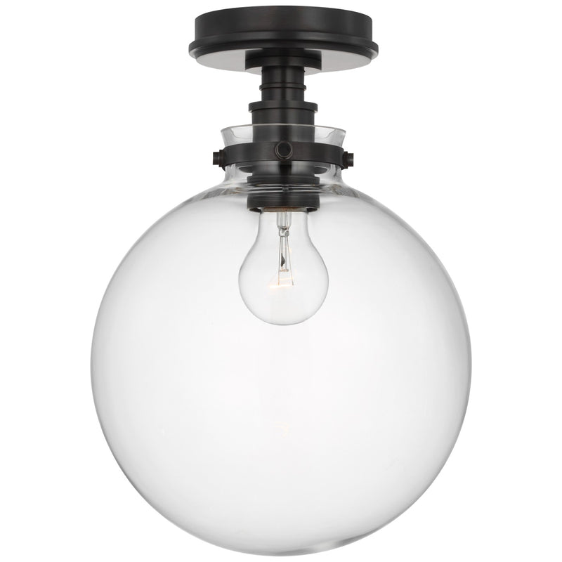 Visual Comfort Signature CHC 4526BZ-CG LED Flush Mount, Bronze