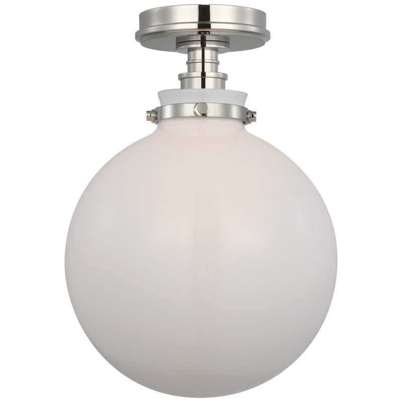 Visual Comfort Signature CHC 4526PN-WG LED Flush Mount, Polished Nickel