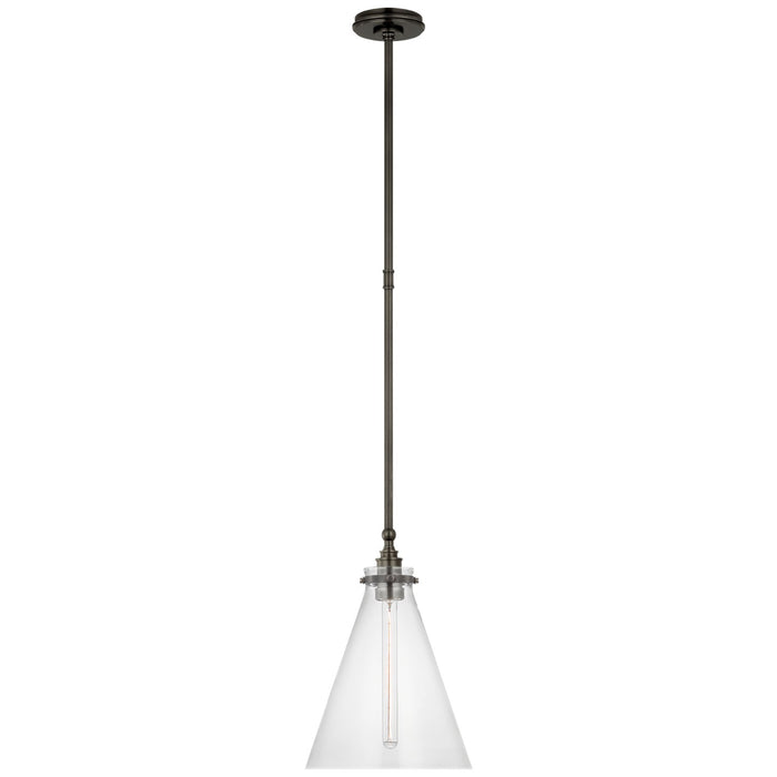 Visual Comfort Signature CHC 5530BZ-CG LED Pendant, Bronze
