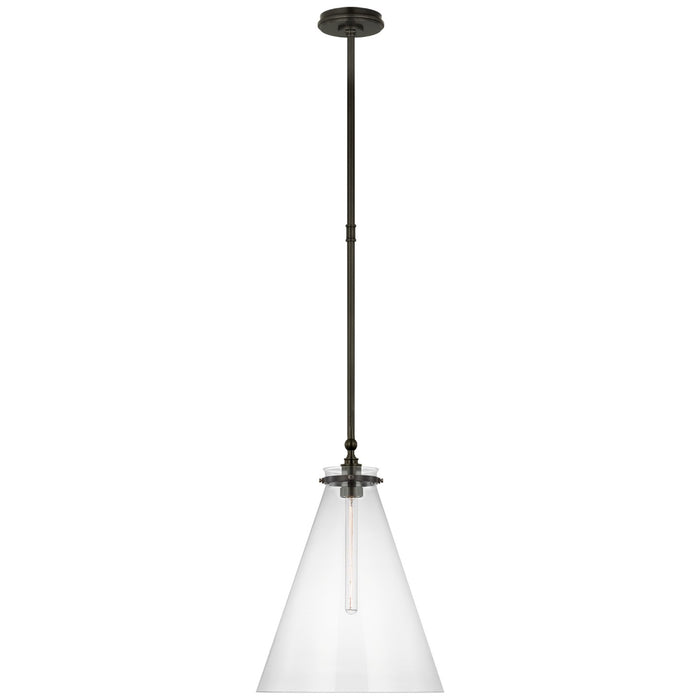 Visual Comfort Signature CHC 5532BZ-CG LED Pendant, Bronze