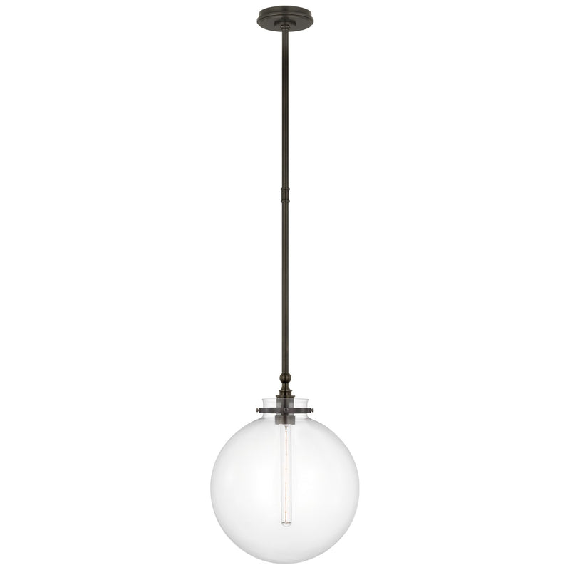Visual Comfort Signature CHC 5542BZ-CG LED Pendant, Bronze