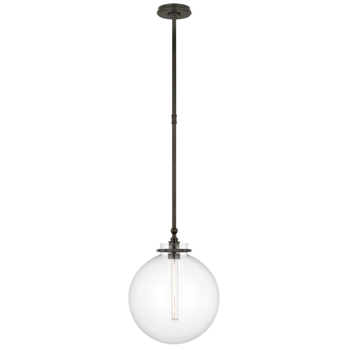 Visual Comfort Signature CHC 5542BZ-CG LED Pendant, Bronze