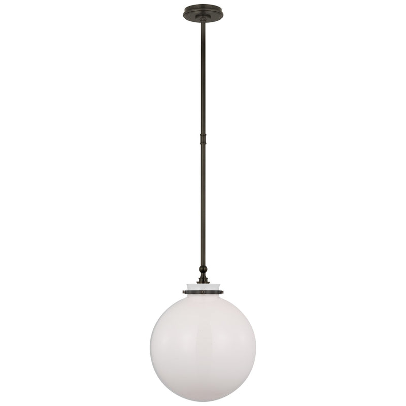 Visual Comfort Signature CHC 5542BZ-WG LED Pendant, Bronze