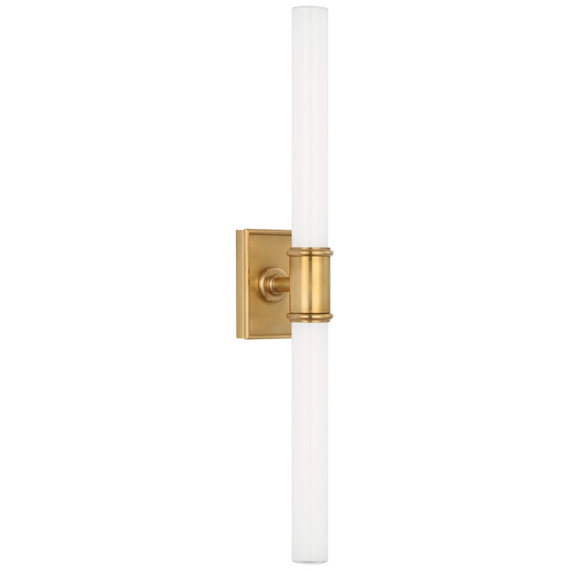 Visual Comfort Signature CHD 2036AB-WG LED Bath Light, Antique-Burnished Brass