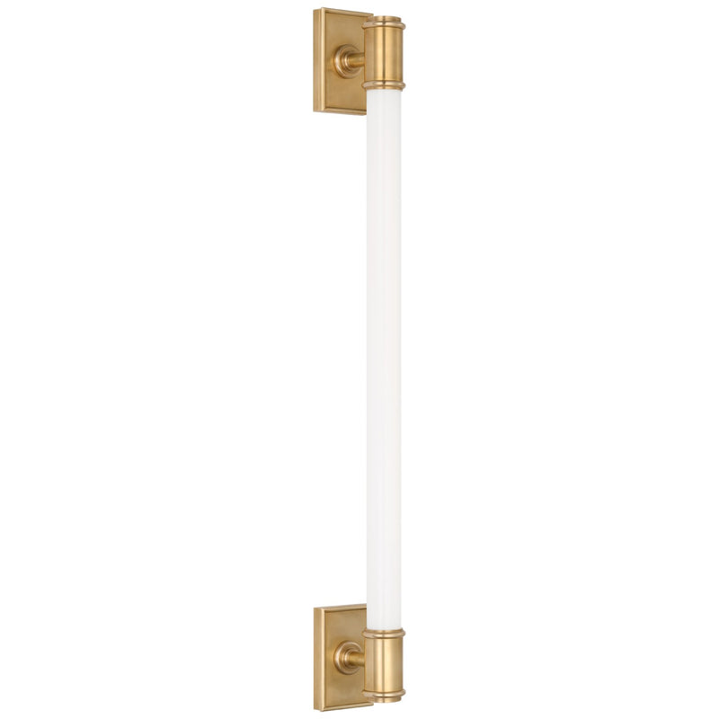 Visual Comfort Signature CHD 2037AB-WG LED Bath Light, Antique-Burnished Brass