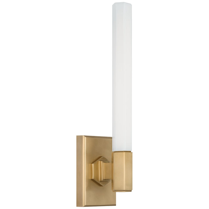 Visual Comfort Signature CHD 2040AB-WG LED Bath Light, Antique-Burnished Brass