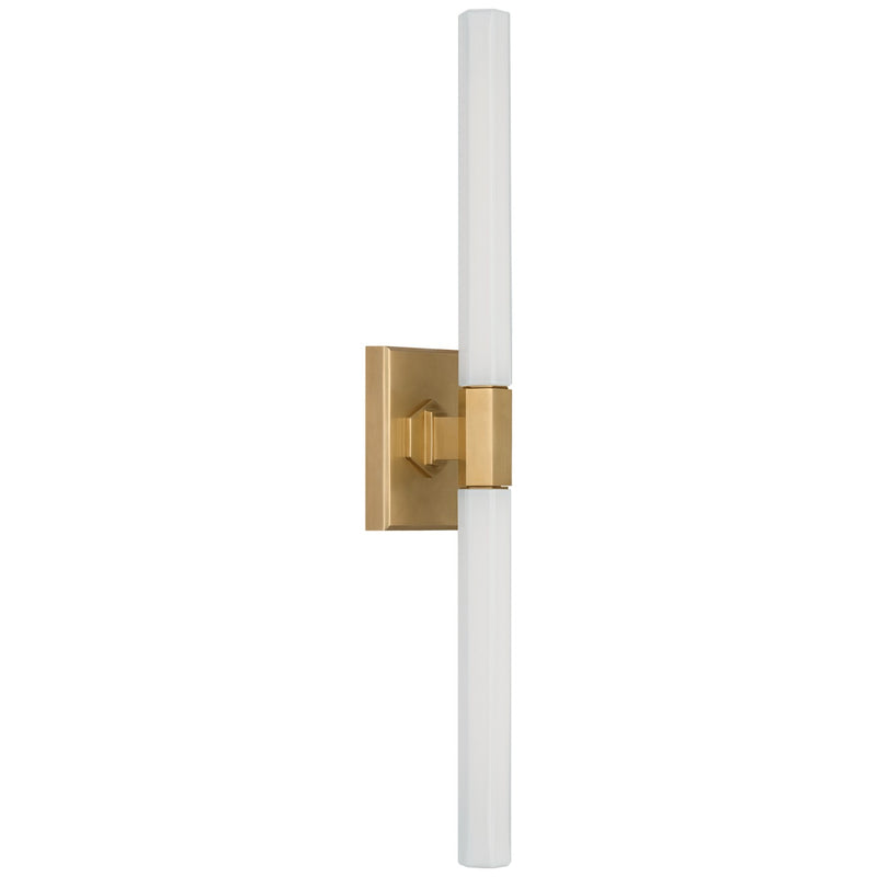 Visual Comfort Signature CHD 2041AB-WG LED Bath Light, Antique-Burnished Brass