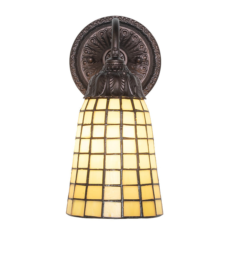 Meyda Tiffany 74055 One Light Wall Sconce, Mahogany Bronze