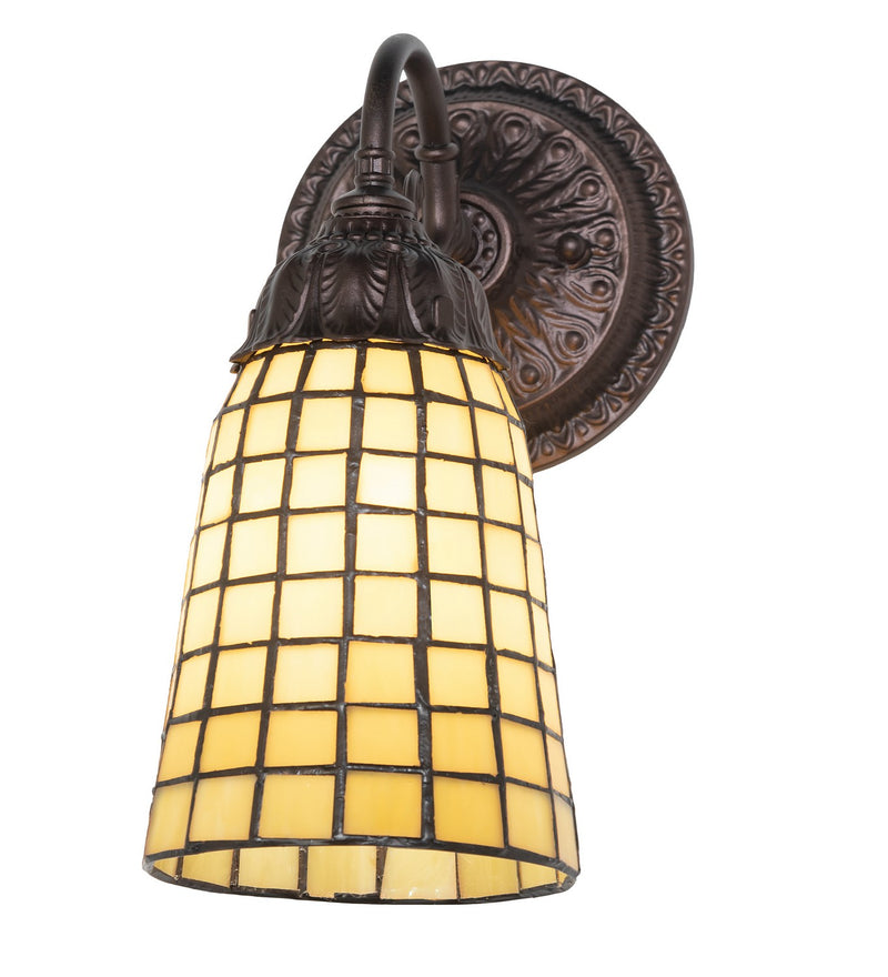 Meyda Tiffany 74055 One Light Wall Sconce, Mahogany Bronze