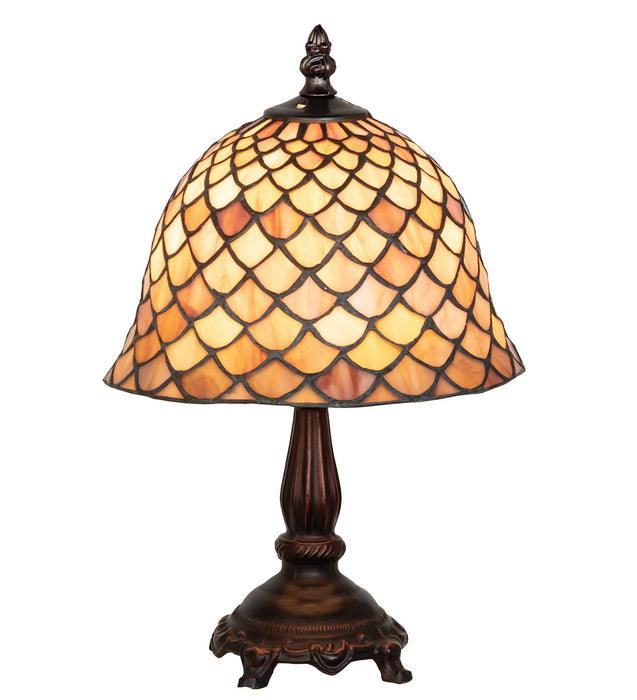 Meyda Tiffany 67378 One Light Mini Lamp, Antique